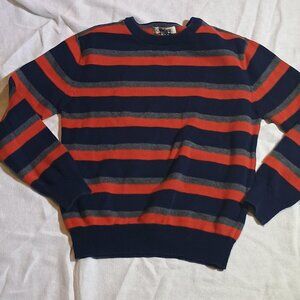 Cherokee/Sweater/Boys/Size M 8-10/Blue Red Gray/Striped Long Sleeve Knit